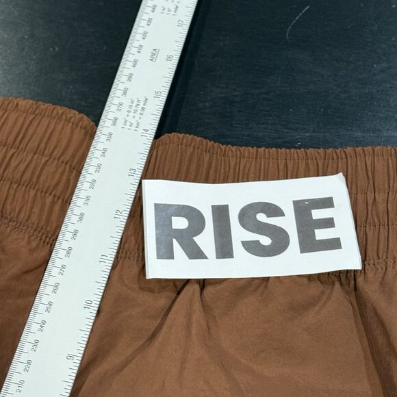 VS PINK Active High Rise Cinnamon Brown Lined Running Workout Shorts Size XL - Picture 14 of 15